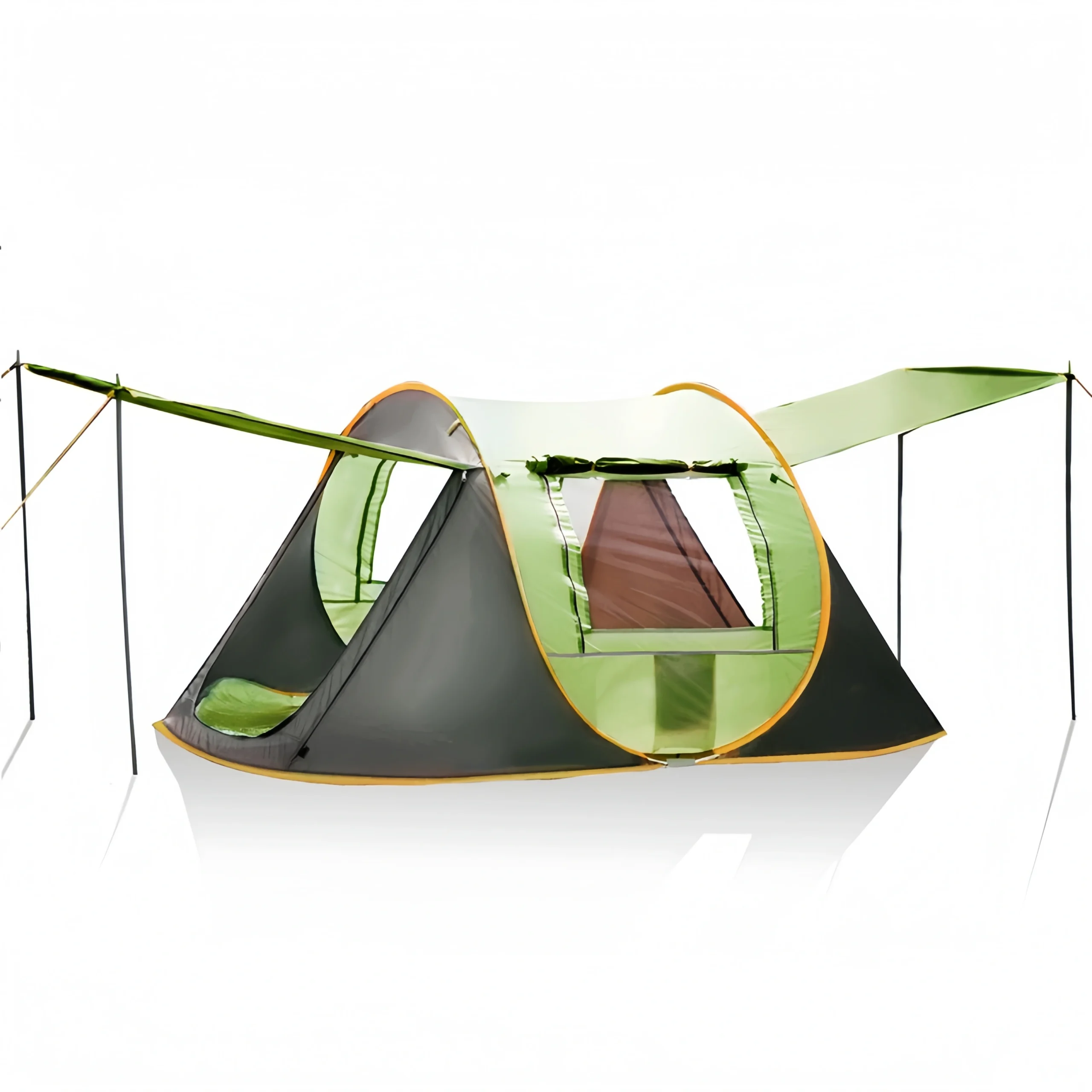 Double pop-up quick-open tent outdoor camping rainproof boat tent - Image 3