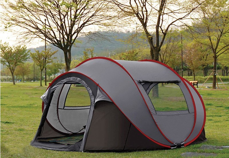 Pop-up tent for outdoor use, thickened and warm, quick-opening camping tent - Image 3