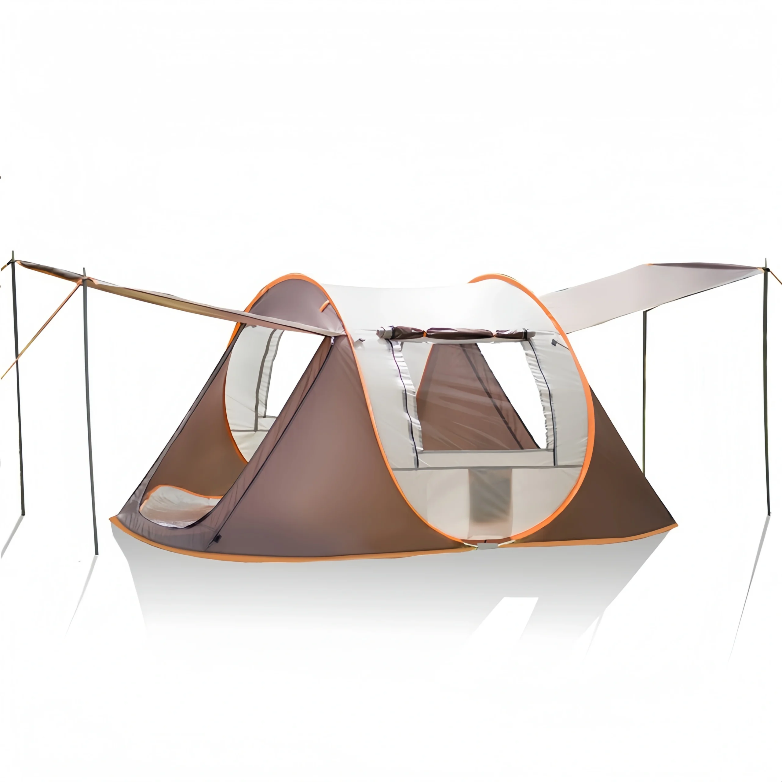 Double pop-up quick-open tent outdoor camping rainproof boat tent - Image 2