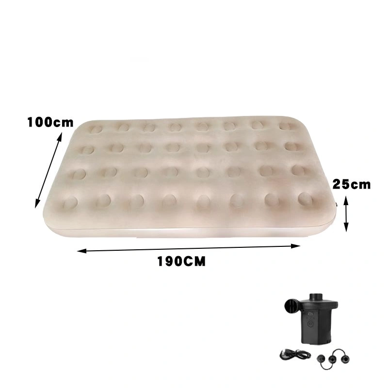 Flocked air mattress, flocked mattress, PVC - Image 5
