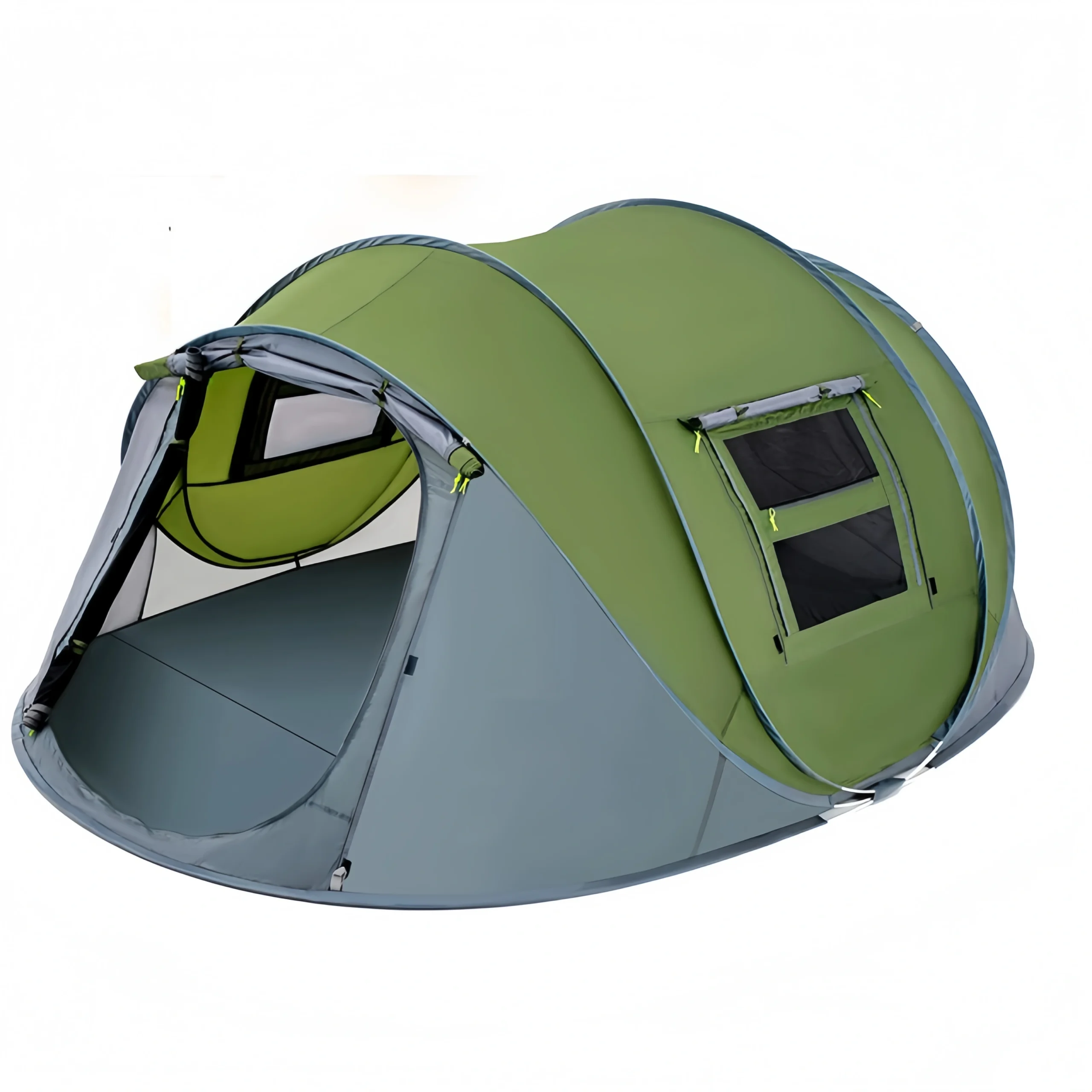 Camping pop-up boat-shaped tent quick-opening 5-8 person rainproof tent - Image 2