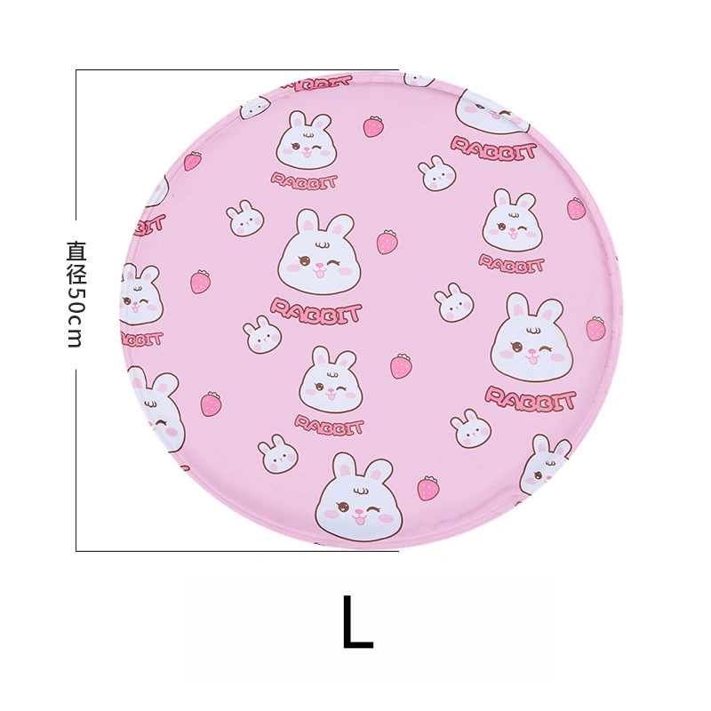 Summer Dog Cooling Mat (Round, Cartoon Design) - Image 11