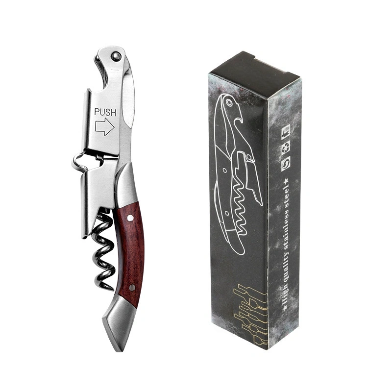 Wine bottle opener, household, stainless steel, multi-functional. - Image 5