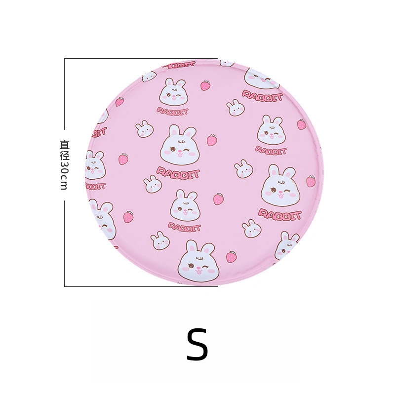 Summer Dog Cooling Mat (Round, Cartoon Design) - Image 5