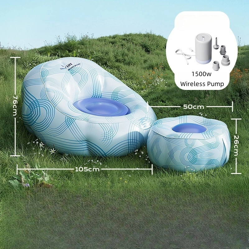 Luxury Outdoor PVC Petal Inflatable Sofa for Music Festival - Image 4