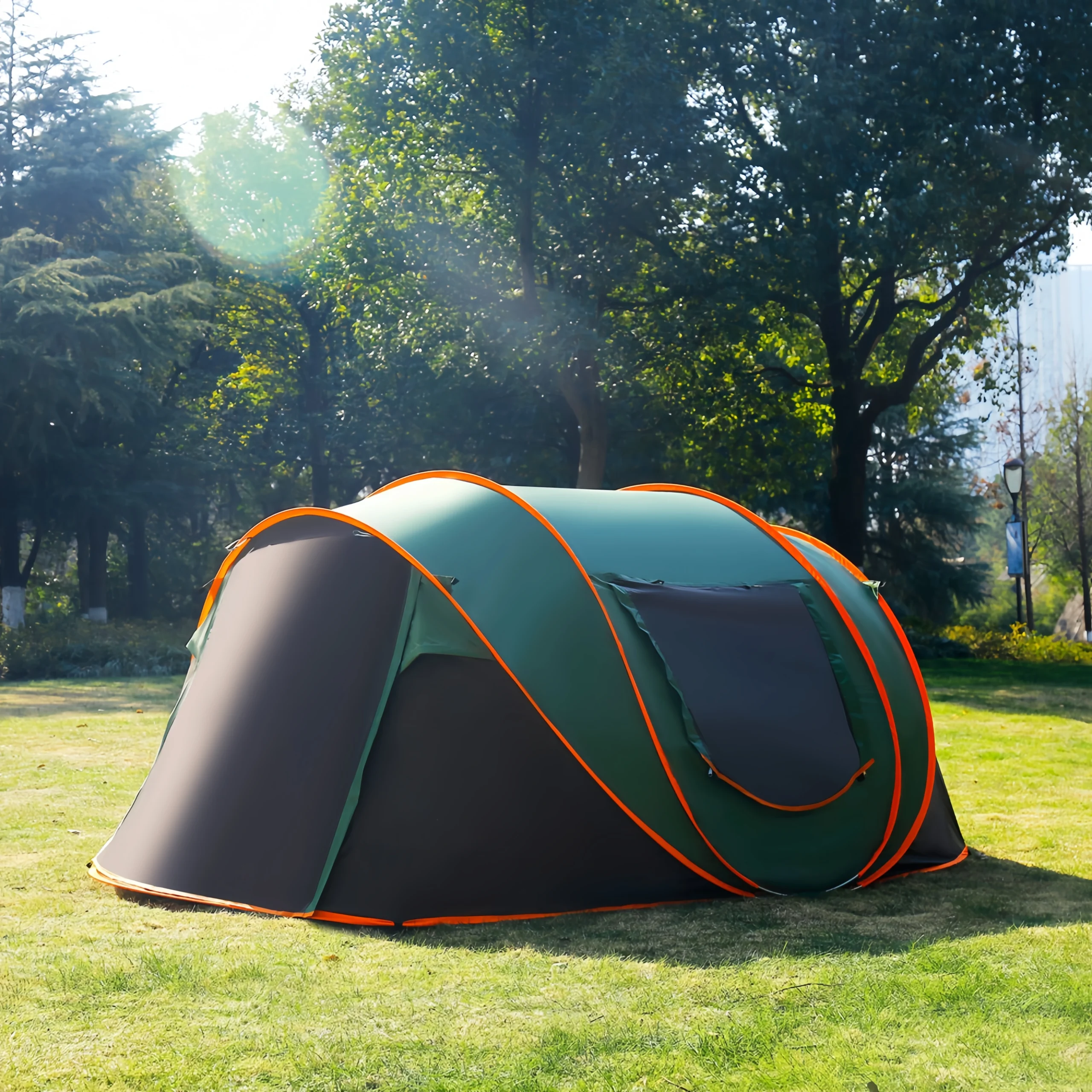 Outdoor portable pop-up tent camping windproof rainproof sunproof tent - Image 2
