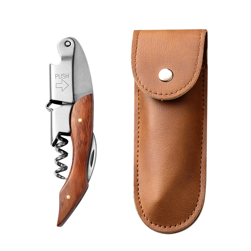 Wine bottle opener, household, stainless steel, multi-functional. - Image 14