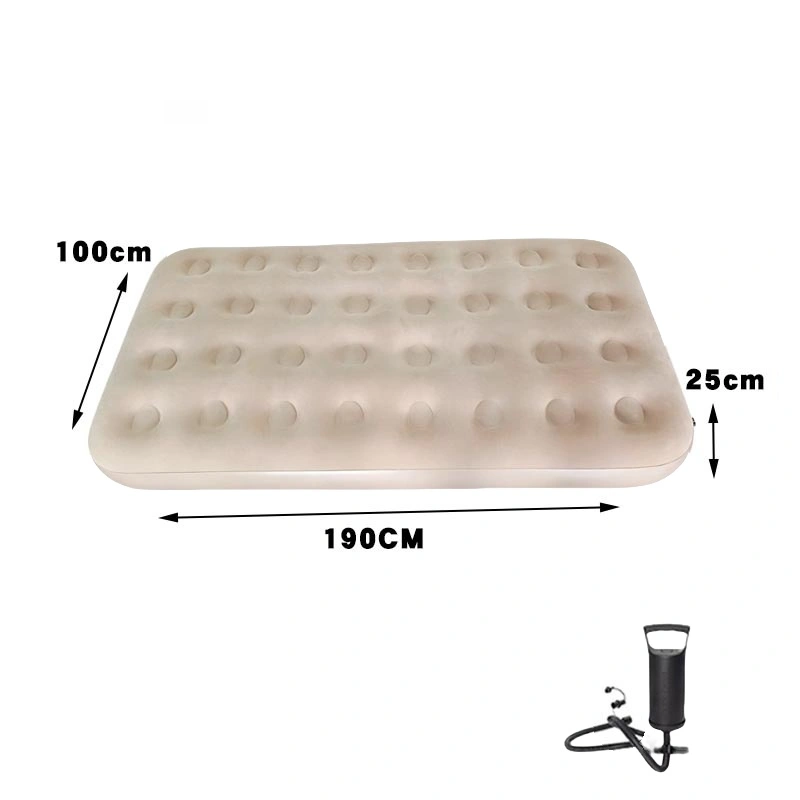 Flocked air mattress, flocked mattress, PVC - Image 3