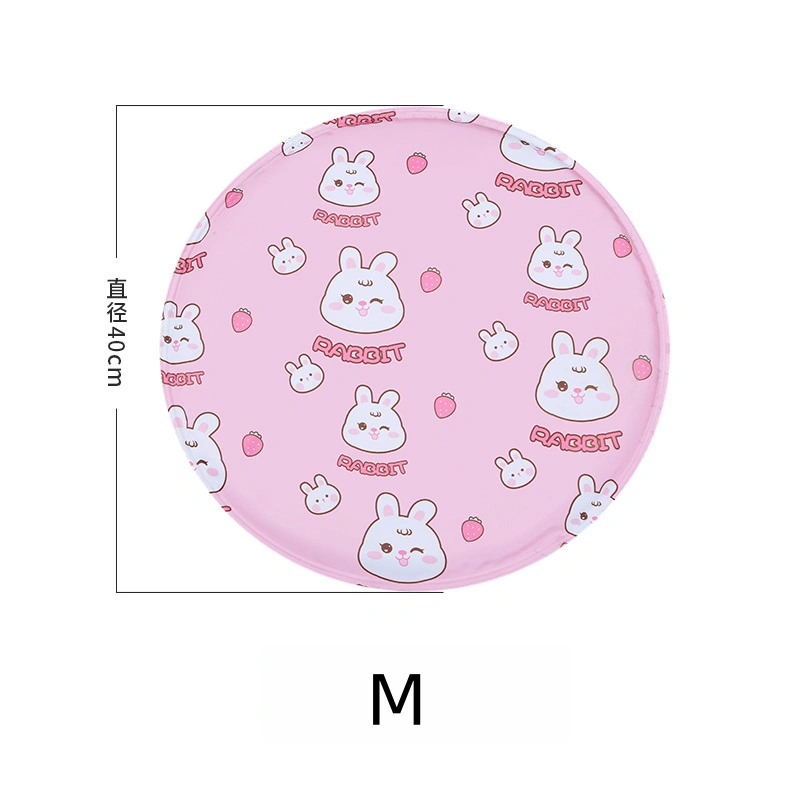 Summer Dog Cooling Mat (Round, Cartoon Design) - Image 8