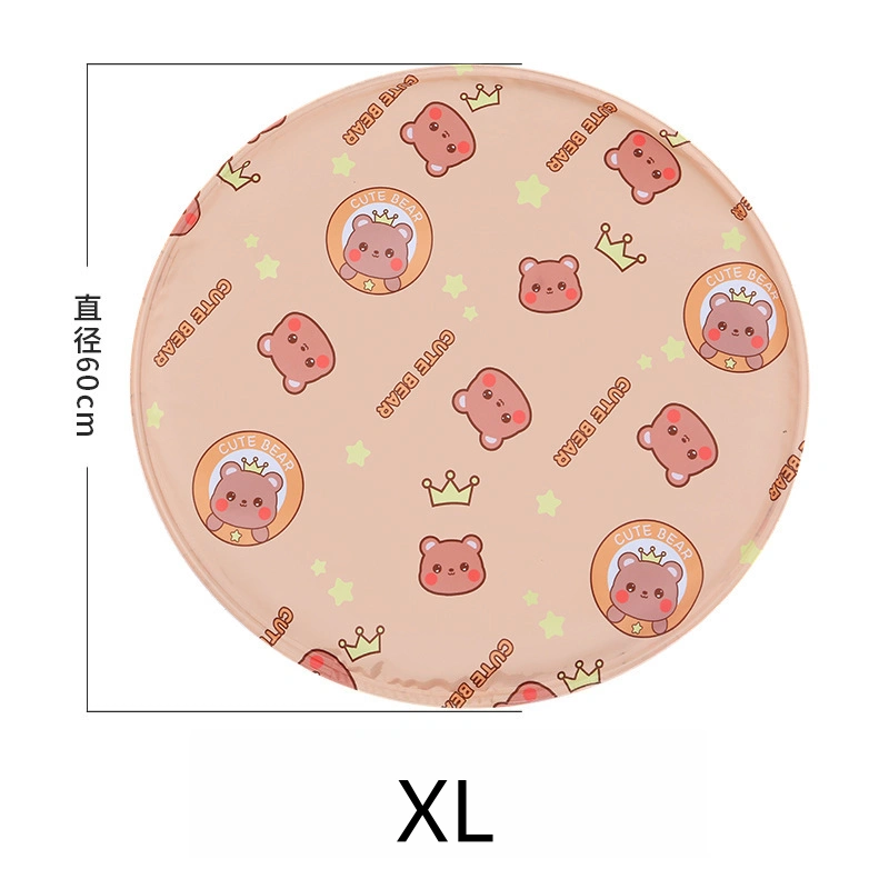 Summer Dog Cooling Mat (Round, Cartoon Design) - Image 12