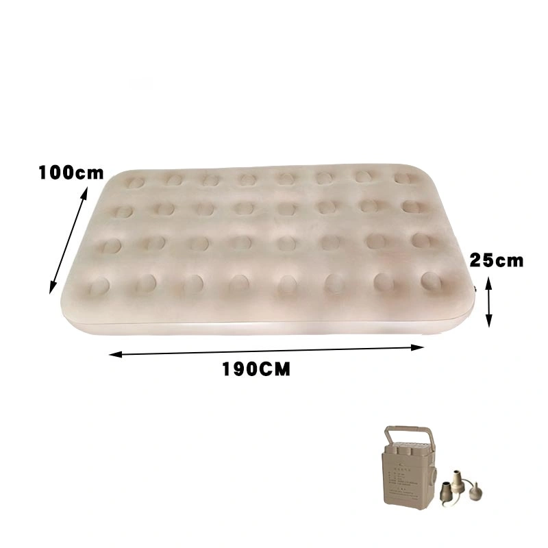 Flocked air mattress, flocked mattress, PVC - Image 6