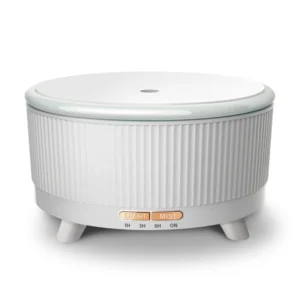 Ultrasonic White Aroma Diffuser Wood Humidifier