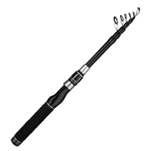 New short-section telescopic spinning rod
