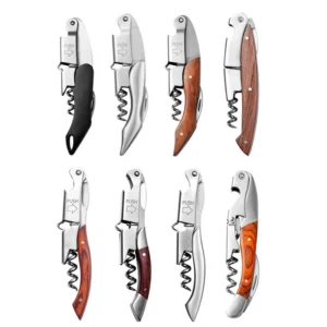Wine bottle opener, household, stainless steel, multi-functional.