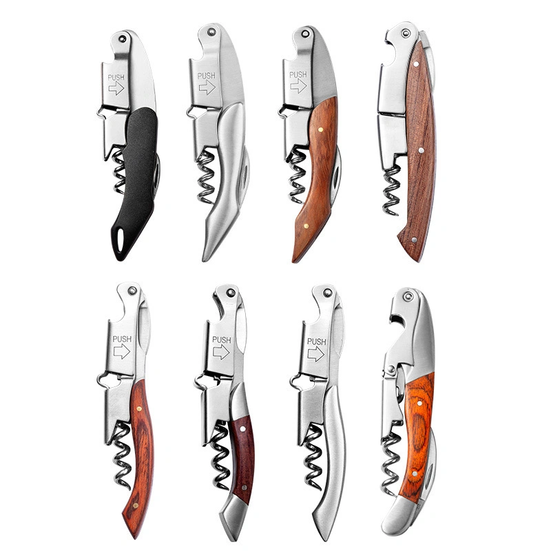 Wine bottle opener, household, stainless steel, multi-functional.