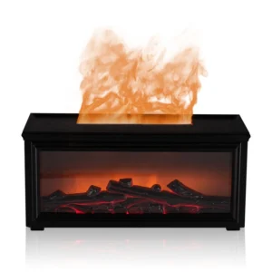 3D simulated flame mini humidifier for fireplace