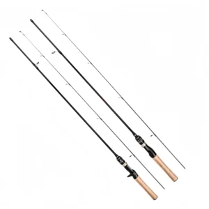 Solid metal fishing rod