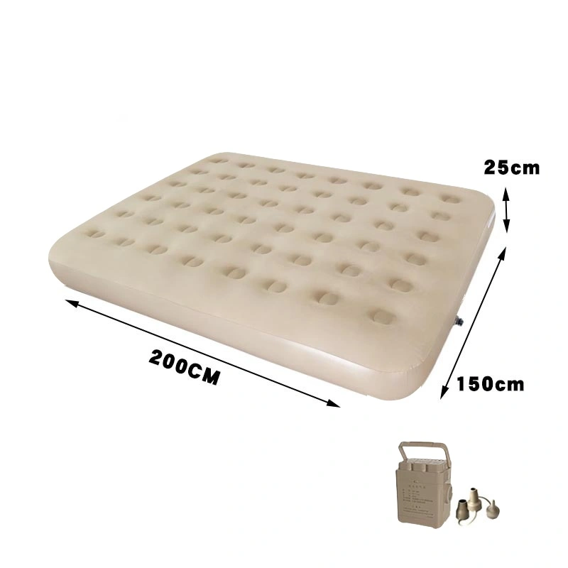 Flocked air mattress, flocked mattress, PVC - Image 14
