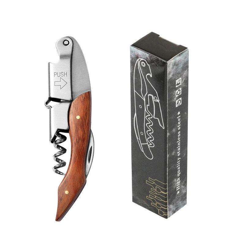 Wine bottle opener, household, stainless steel, multi-functional. - Image 7