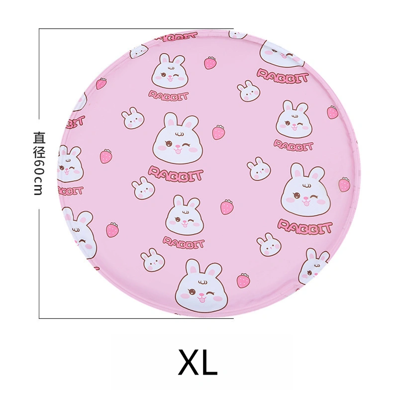 Summer Dog Cooling Mat (Round, Cartoon Design) - Image 14