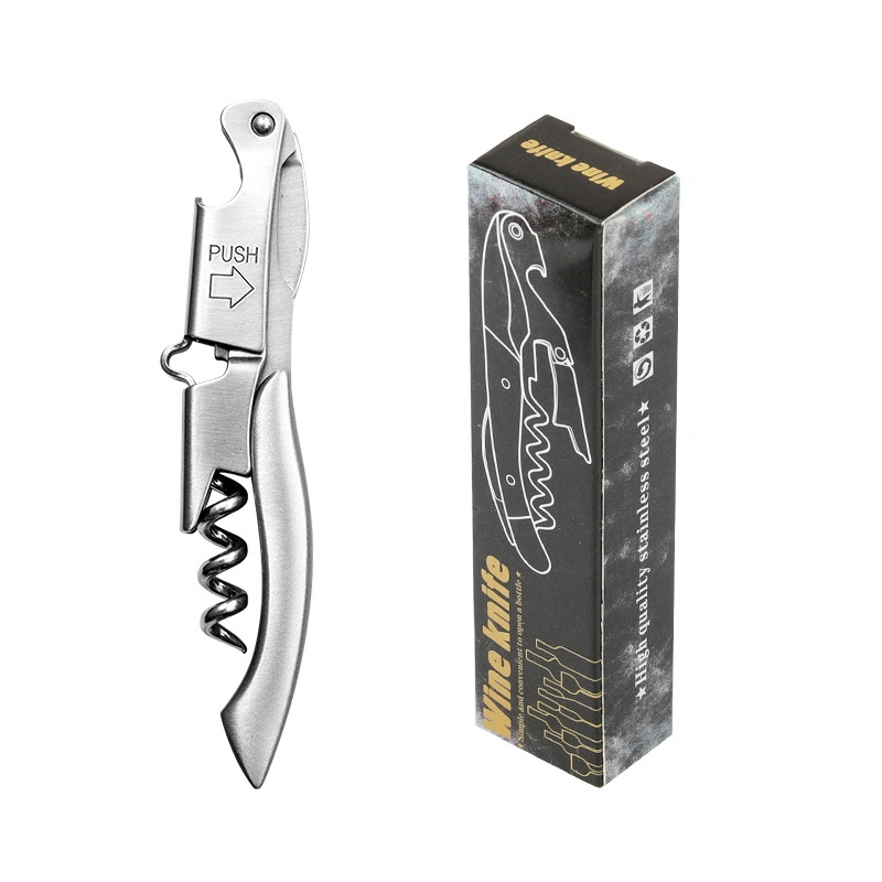Wine bottle opener, household, stainless steel, multi-functional. - Image 8
