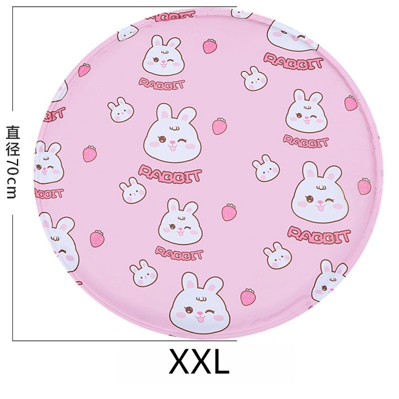 Summer Dog Cooling Mat (Round, Cartoon Design) - Image 17