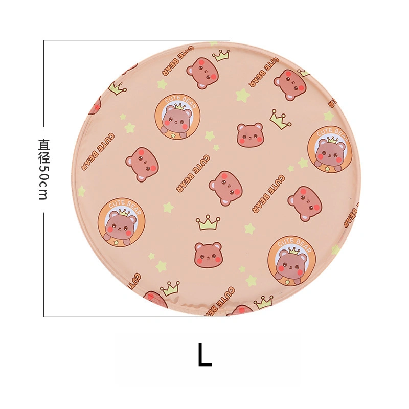Summer Dog Cooling Mat (Round, Cartoon Design) - Image 9