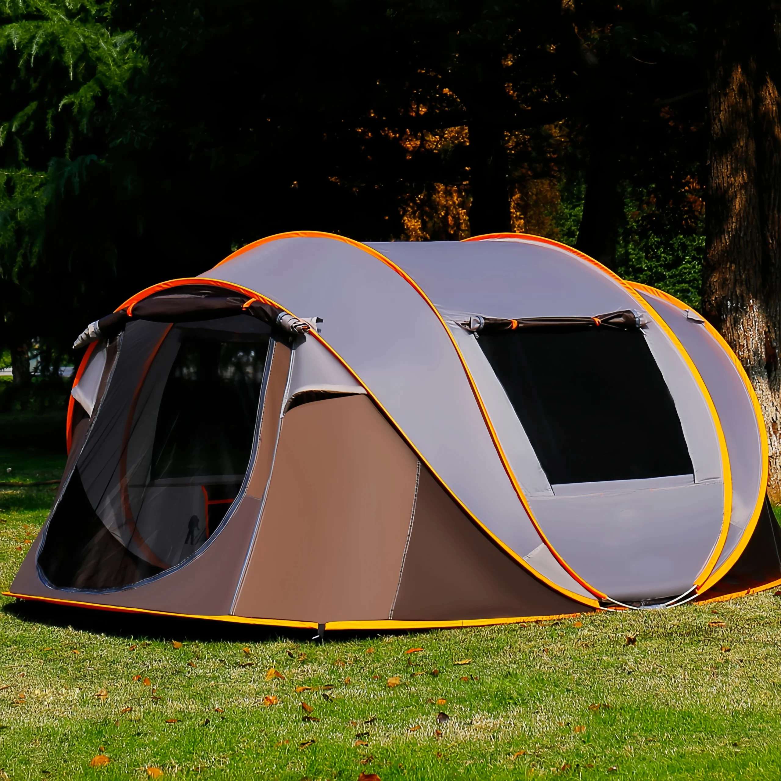 Outdoor portable pop-up tent camping windproof rainproof sunproof tent - Image 3