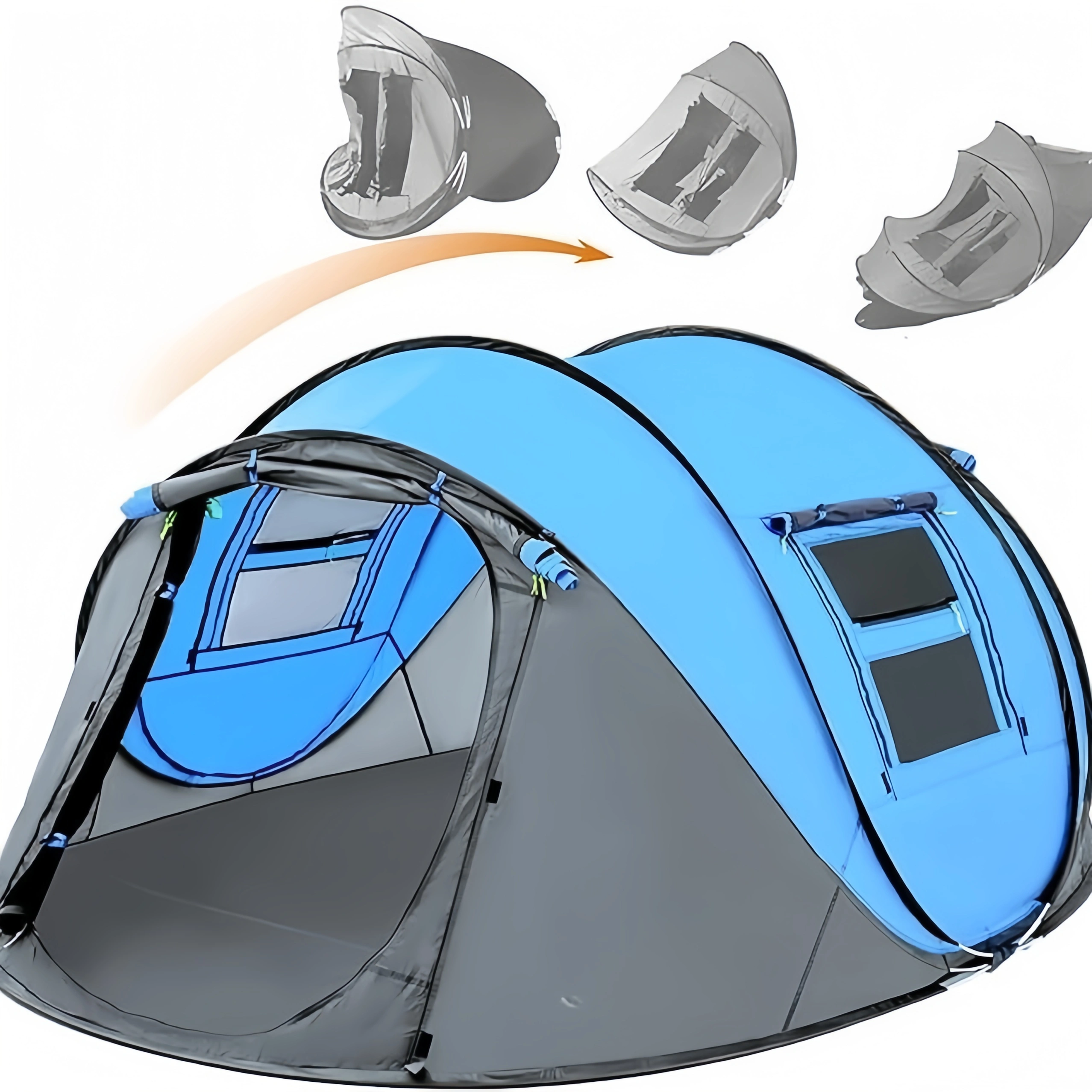 Pop-up quick-opening tent for outdoor use on grass and beaches - Image 3