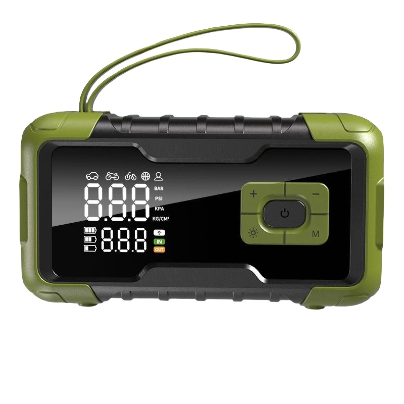 Air pump emergency starter power supply