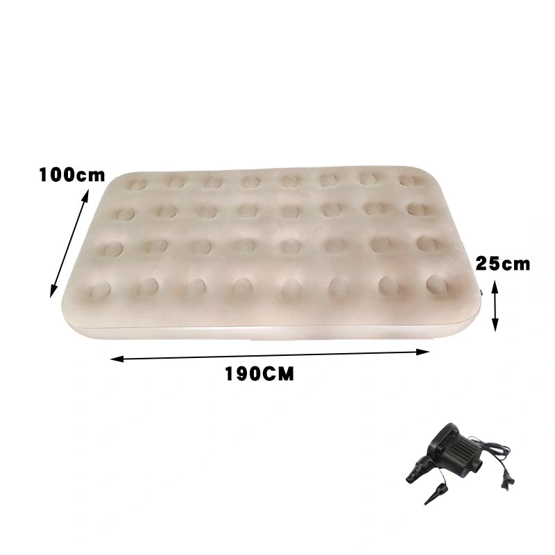 Flocked air mattress, flocked mattress, PVC - Image 4
