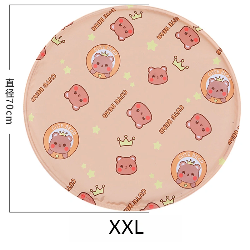 Summer Dog Cooling Mat (Round, Cartoon Design) - Image 15