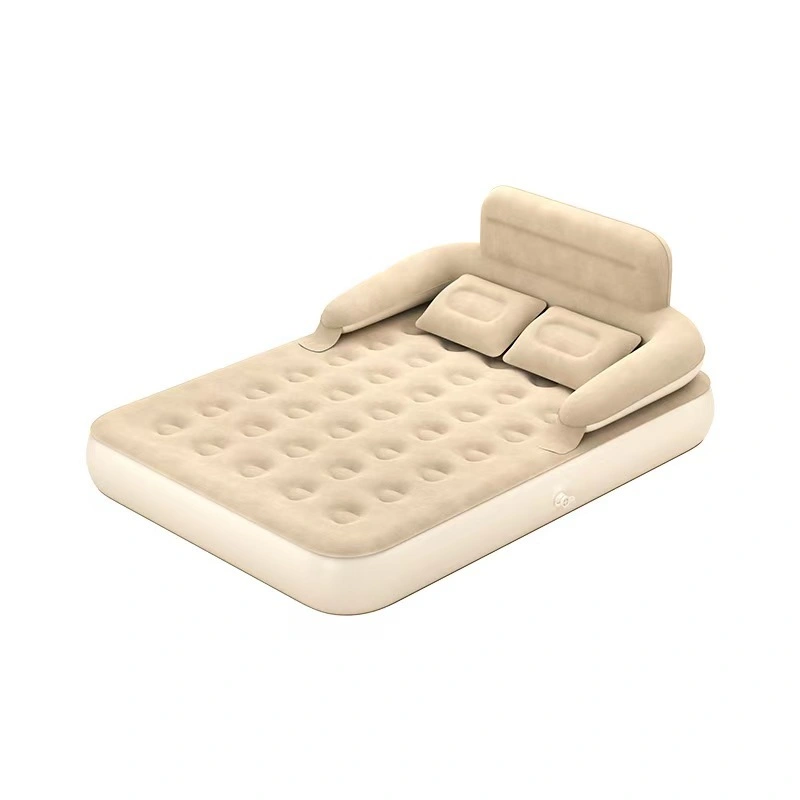 Portable air mattress for outdoor camping tents