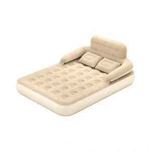 Portable air mattress for outdoor camping tents