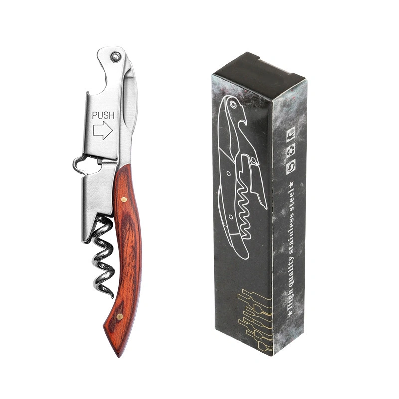 Wine bottle opener, household, stainless steel, multi-functional. - Image 9