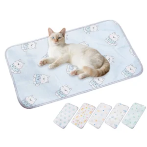 Dog Cooling Mat — Ice Silk Cooling Pad for Summer Heat Relief