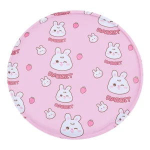 Summer Dog Cooling Mat (Round, Cartoon Design)