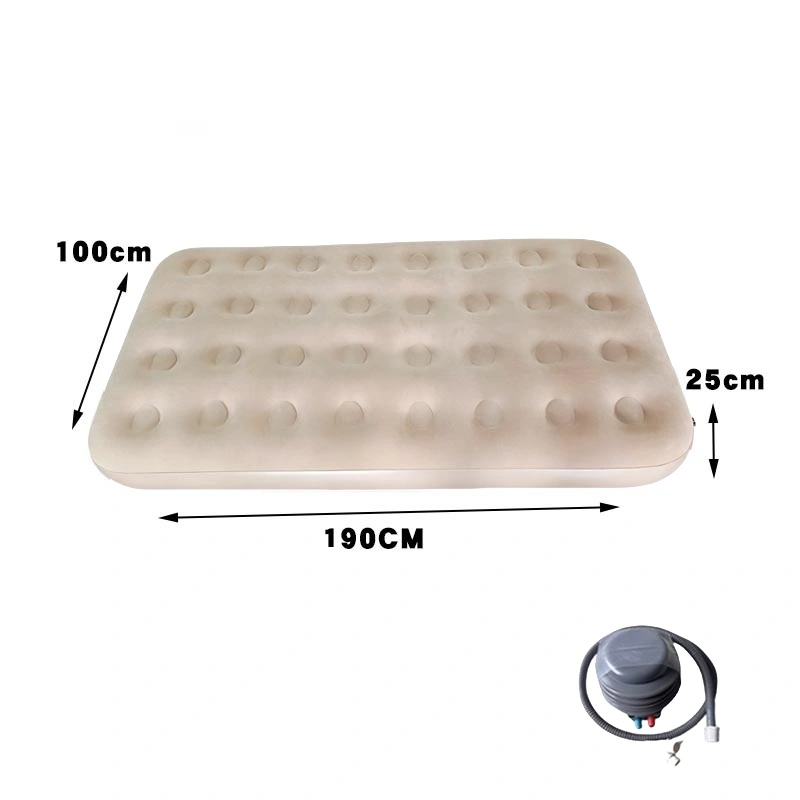 Flocked air mattress, flocked mattress, PVC - Image 2