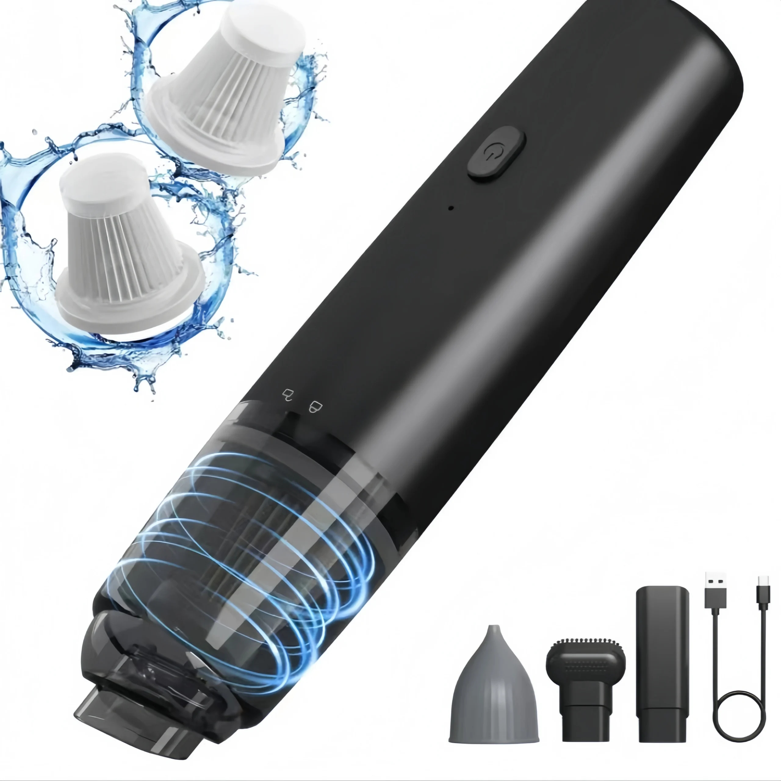 Mini car vacuum cleaner, suitable for both home and car use - Image 10