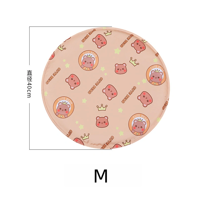 Summer Dog Cooling Mat (Round, Cartoon Design) - Image 6