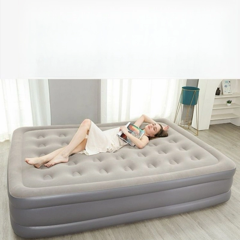 Automatically inflatable outdoor portable air mattress