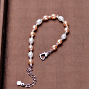 混色隔钻+5cm延长链 Pearl Bracelet